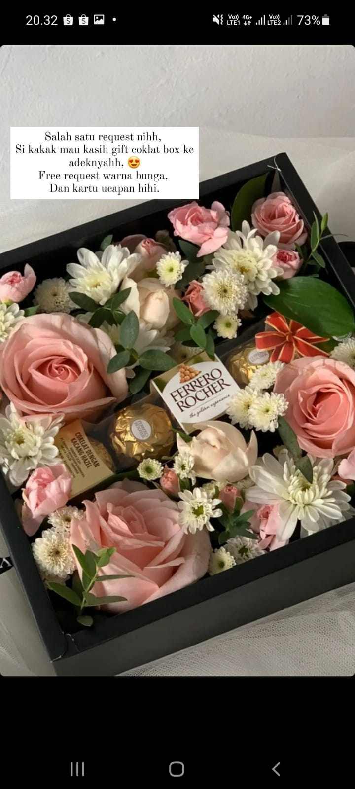 Flower Box Preserved Flower
																																																																																																				